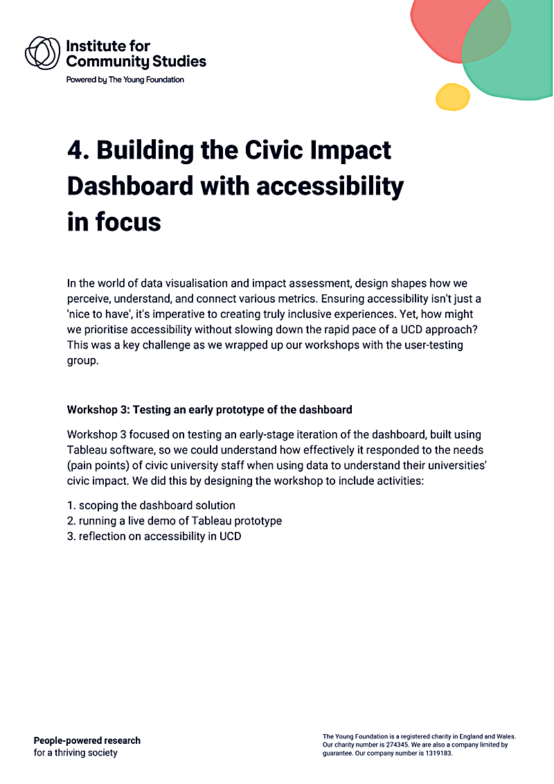 4. Building the Civic Impact Dashboard with accessibility in focus